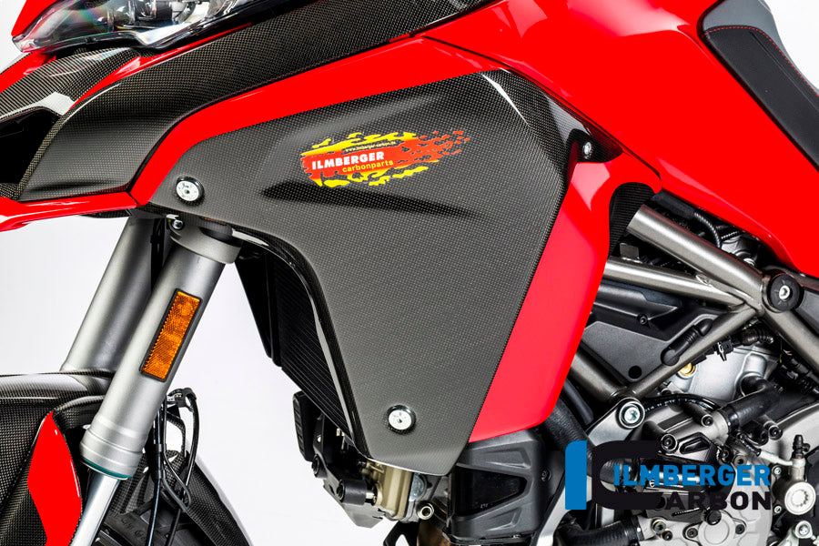 Zijkuip paneel links glanzend carbon Ducati Multistrada 950S (2019-2021)
