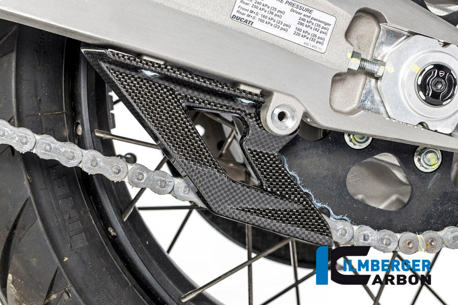 Chain Guard (Shark Fin) glanzend carbon Ducati Multistrada Enduro Pro 1260 (2019)