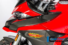Tank en Luchtinlaat cover links glanzend carbon Ducati Multistrada V2S (2022-2024)