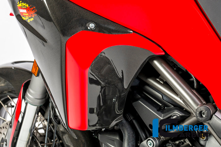 Zijkuip paneel Binnenste panel links glanzend carbon Ducati Multistrada 950 (2017-2018)