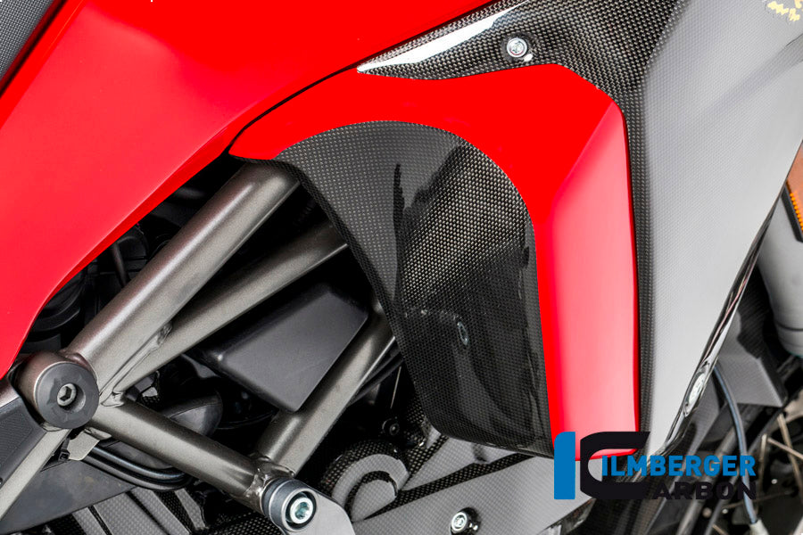 Zijkuip paneel Binnenste panel rechts glanzend carbon Ducati Multistrada V2S (2022-2024)