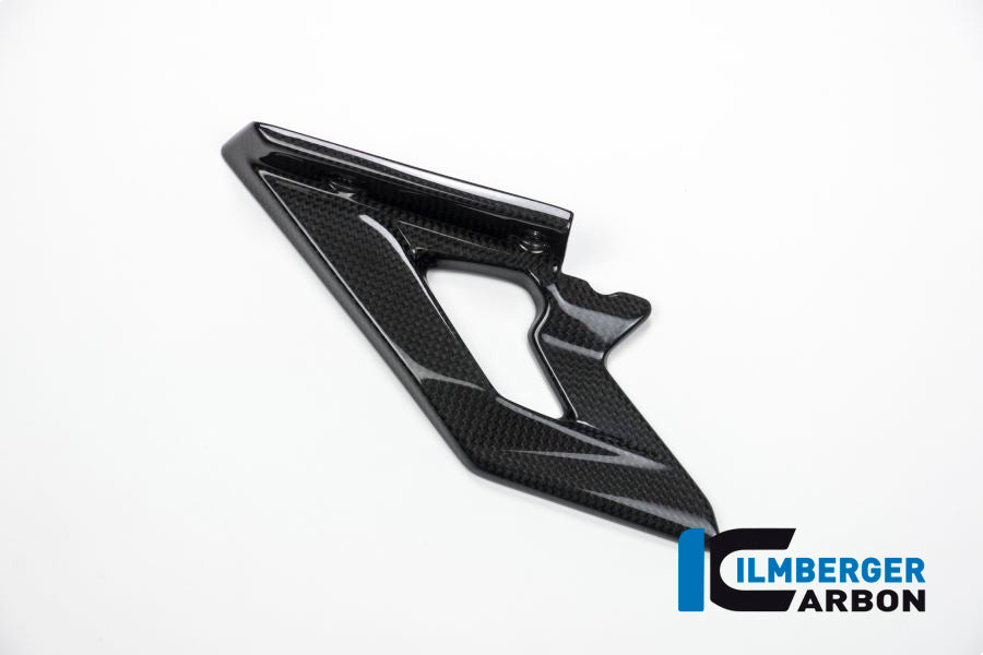 Kettingbeschermer onder achterbrug (Shark Fin)  glanzend carbon Ducati Multistrada 950S (2019-2021)