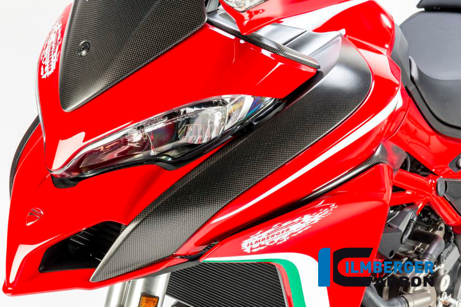 Tank en Luchtinlaat cover links mat carbon Ducati Multistrada V2S (2022-2024)