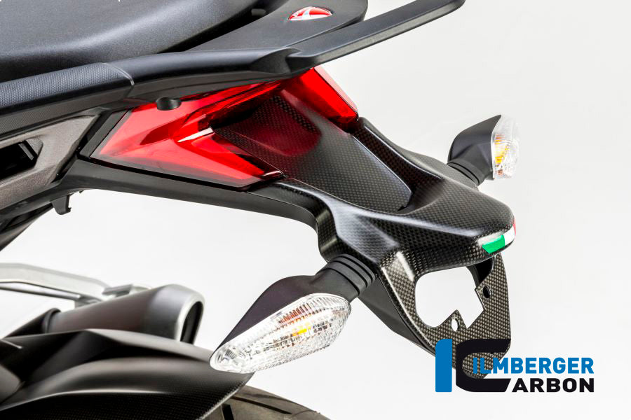 Kentekenplaathouder cover mat carbon Ducati Multistrada Enduro Pro 1260 (2019)