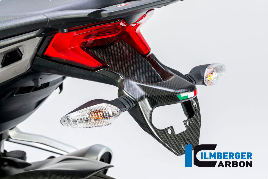 Kentekenplaathouder cover mat carbon Ducati Multistrada 950 (2017-2018)