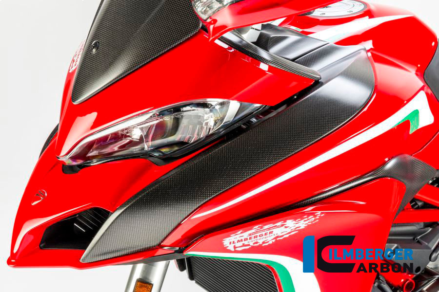 Tank en Luchtinlaat cover links mat carbon Ducati Multistrada V2 (2022-2024)