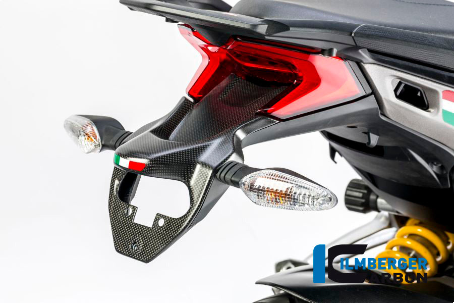 Kentekenplaathouder cover mat carbon Ducati Multistrada 950 (2017-2018)