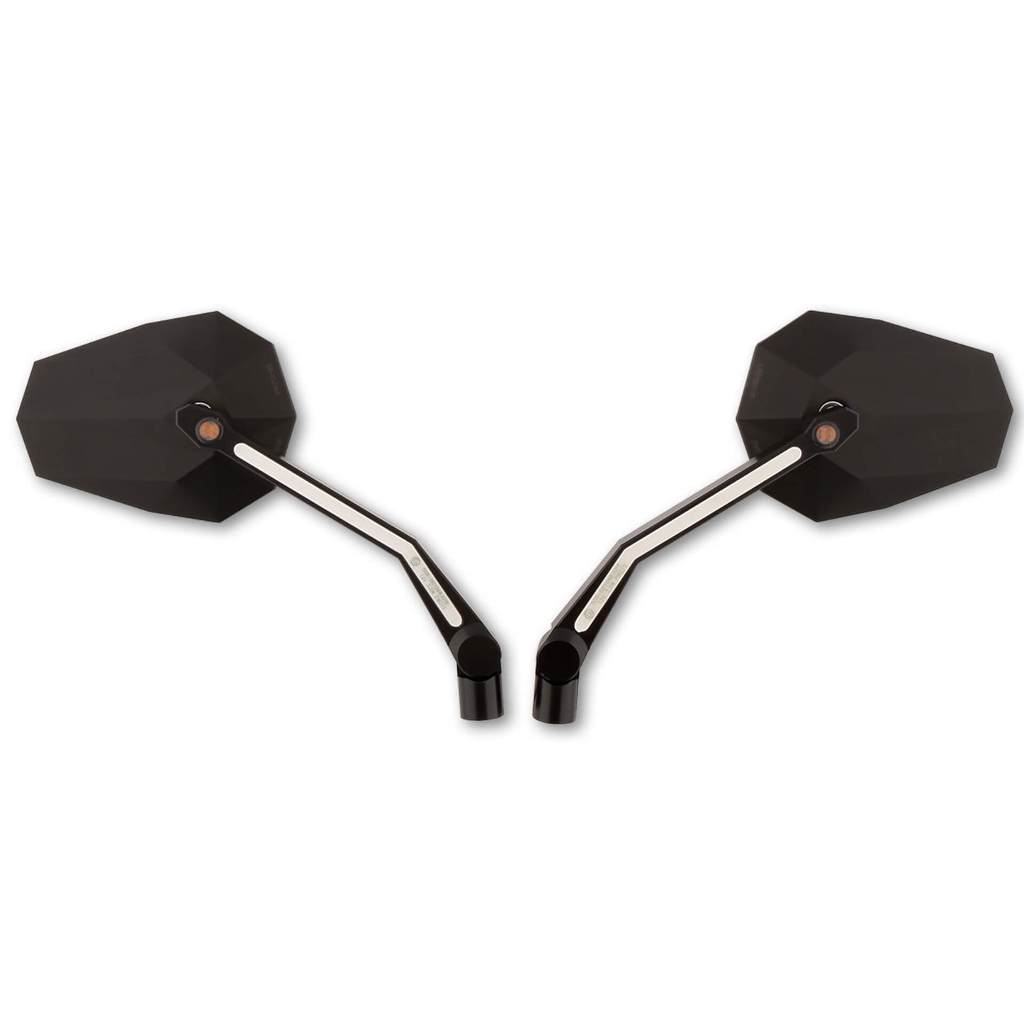 Highsider Stealth-X4-Spiegel mit LED-Blinker und Positionlicht