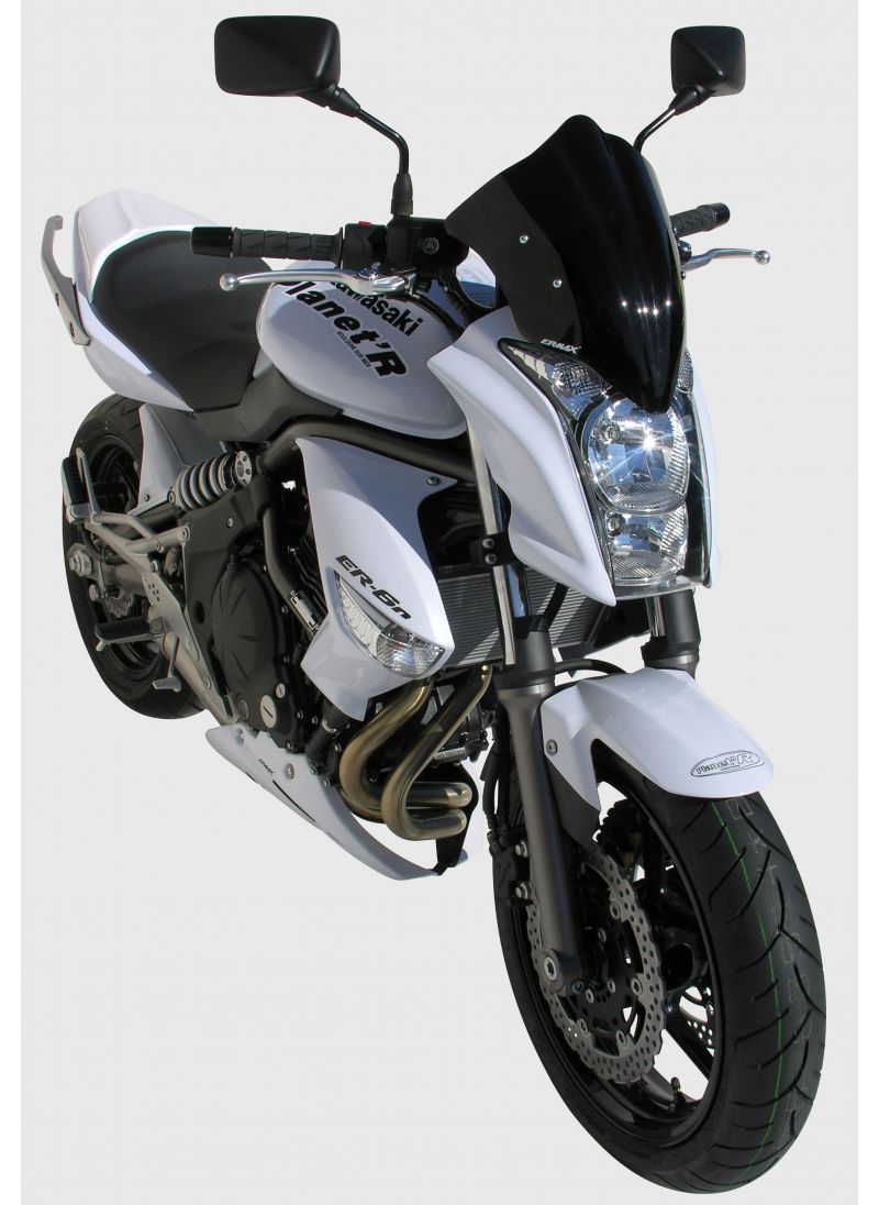Ermax Flyscreen Windshield 34cm ER6N 2009-2011 (incl. Installation Kit)