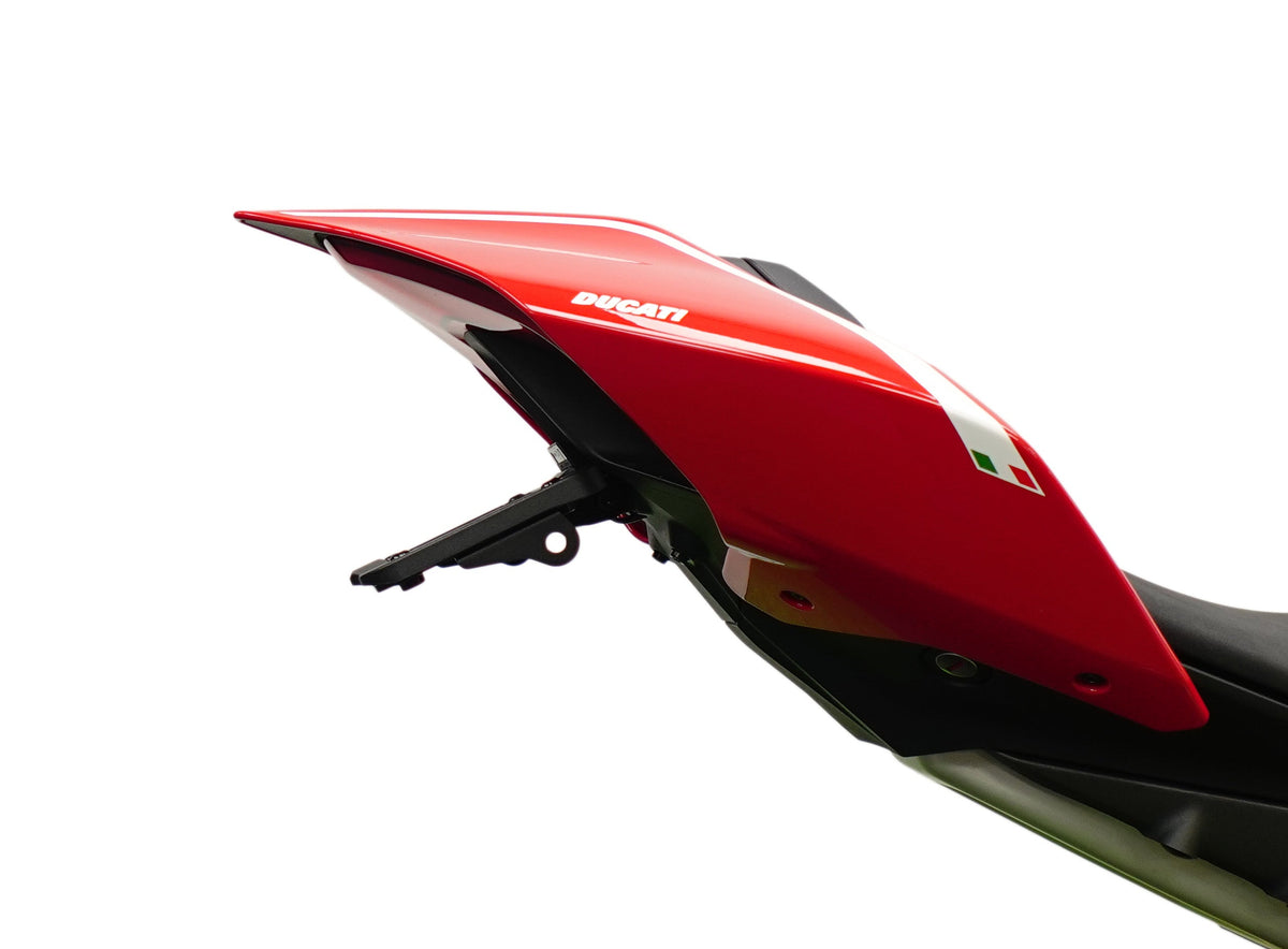 Verstelbare kentekenplaathouder incl. knipperlichten Evotech - Ducati Panigale V4 SP (2021 - 2024)