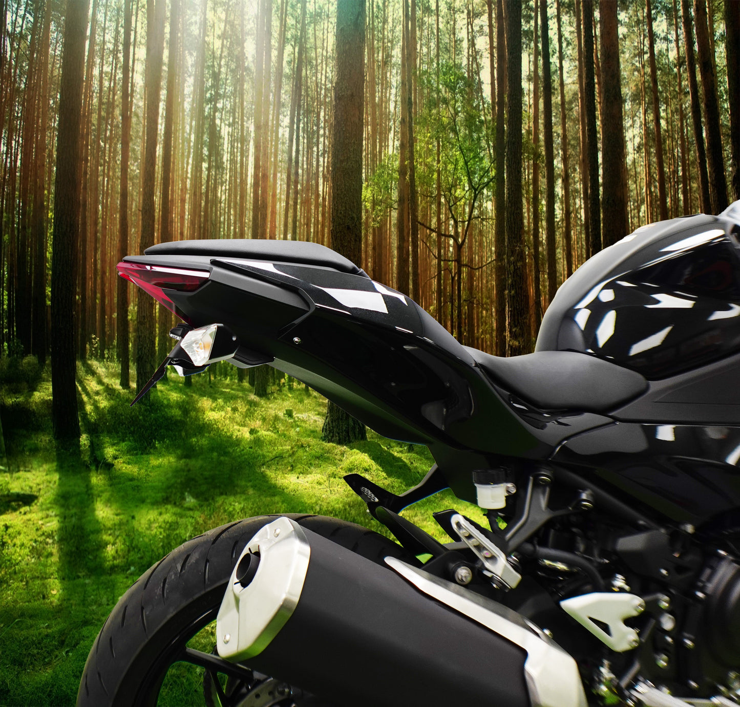 Evotech Kawasaki Ninja 500 Kentekenplaathouder (2024+)
