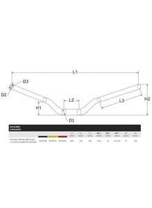 Fatbar stuur 22-29mm universeel CNC Racing Suzuki SV-7GX (2026+)
