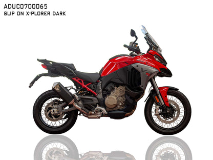 QD slip-on uitlaat X-Plorer Dark Ducati Multistrada V4 2025+