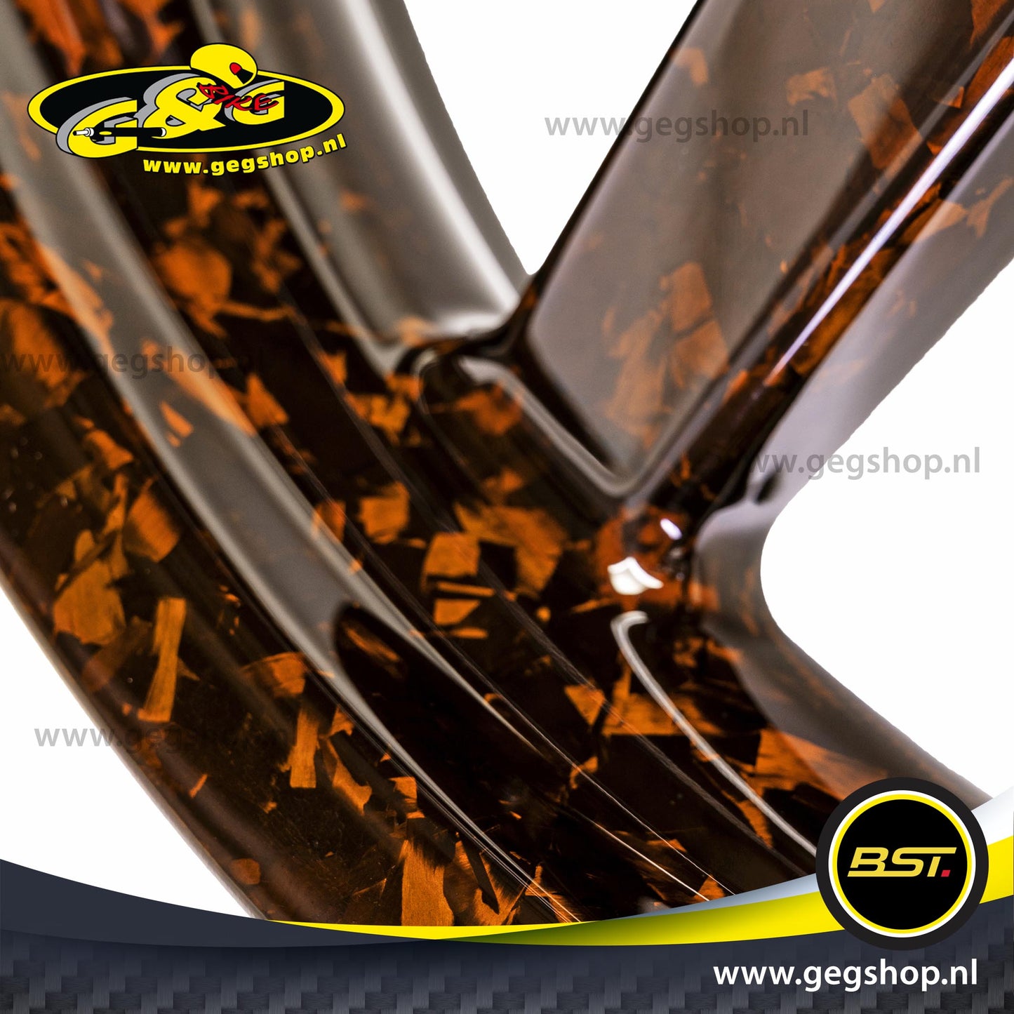 BST Twin TEK 3.5x17" carbon voorvelg voor Harley Davidson FLHTUL Electric Glide Ultra Low (2015-2016)