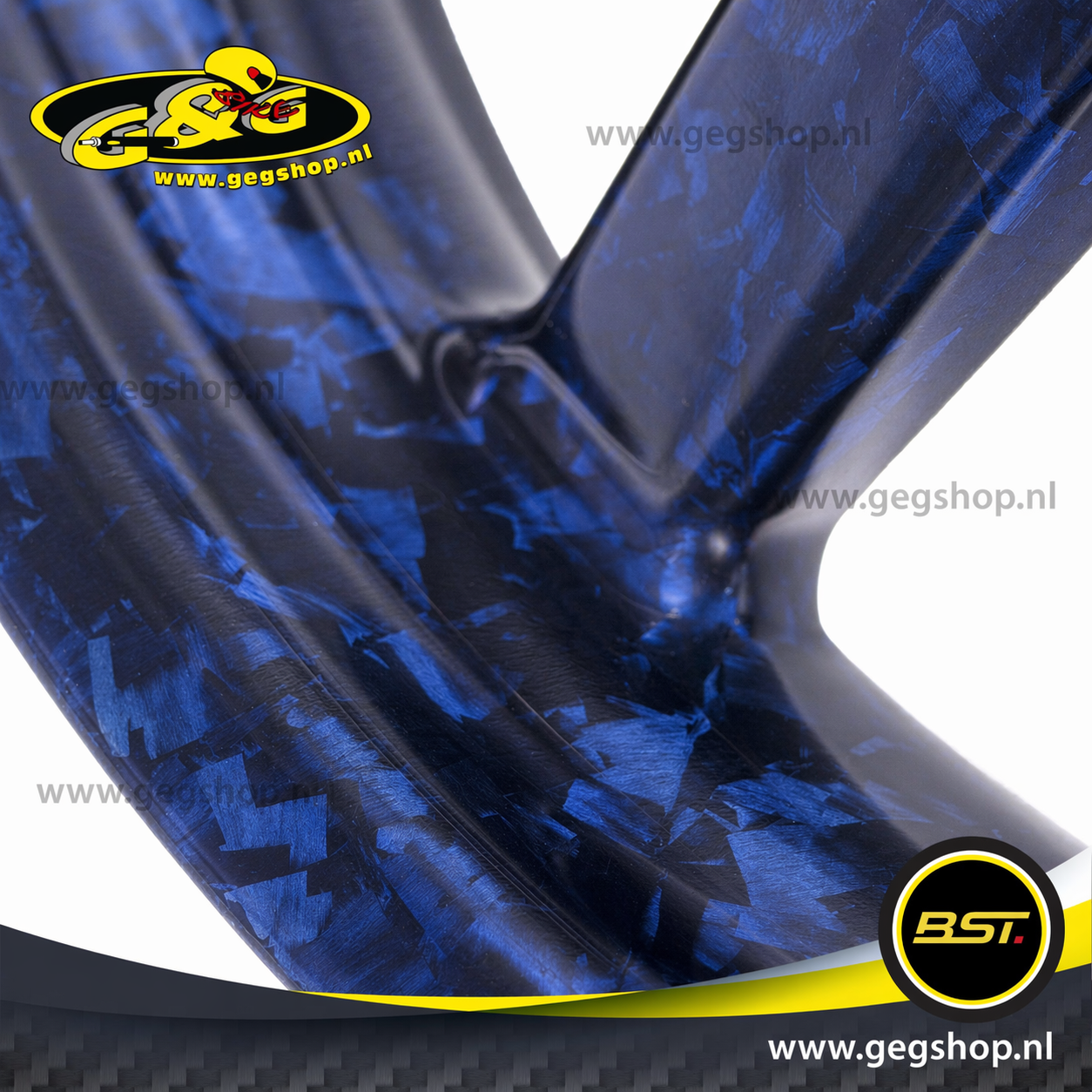 BST Twin TEK 6x17'' carbon achtervelg voor Harley Davidson FXDC Super Glide Custom (2008-2014)