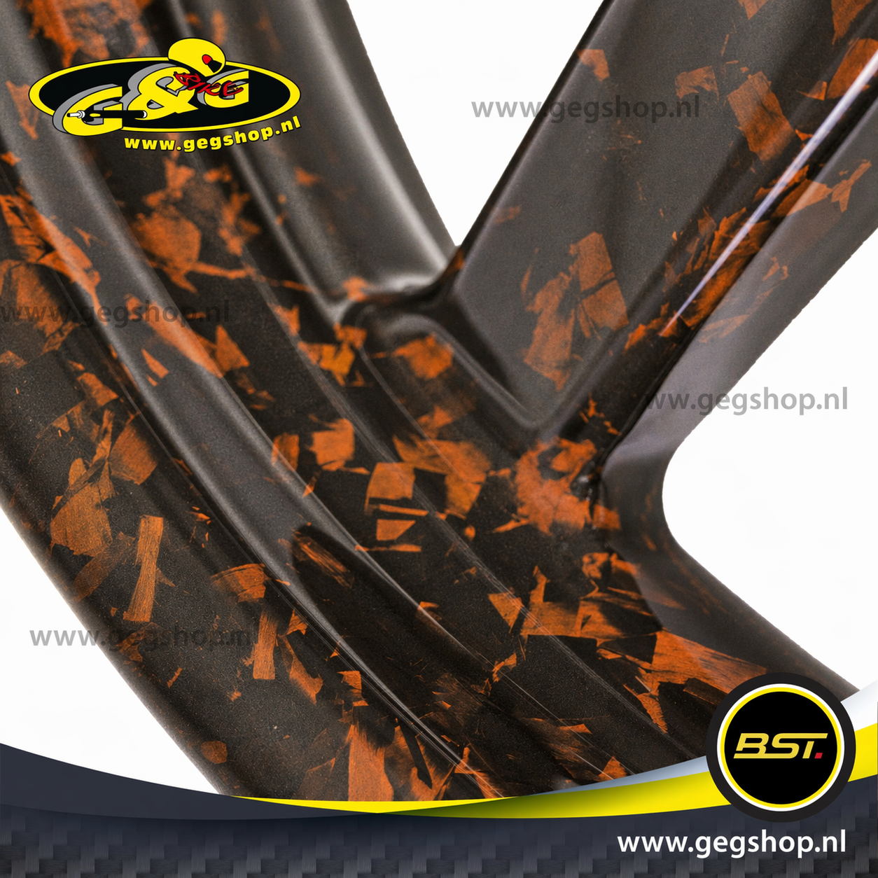 BST Twin TEK 6x17'' carbon achtervelg voor Harley Davidson FXDRS FXDR (2019-2020)
