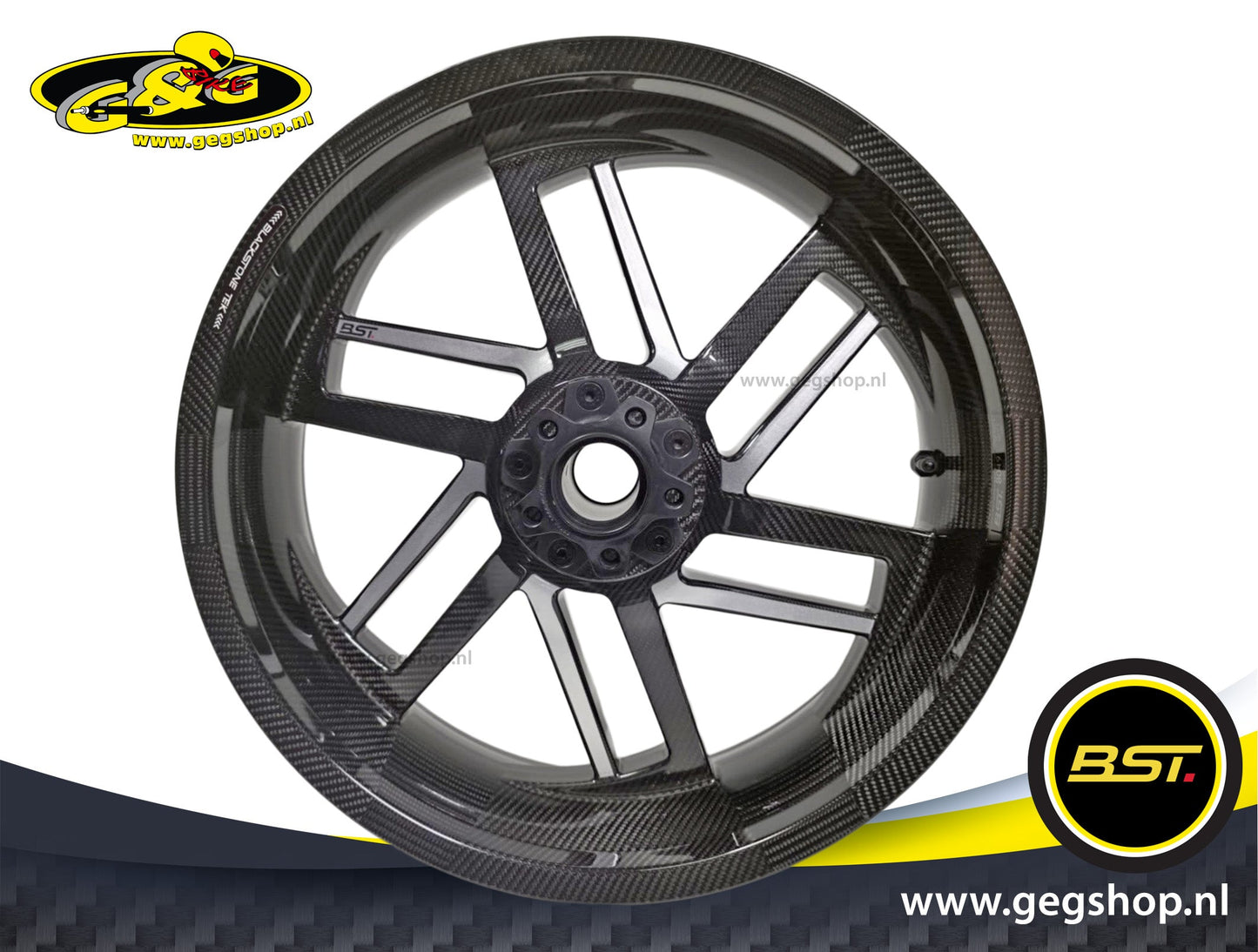 BST Reaper TEK 5.5x18'' carbon achtervelg voor Harley Davidson FXLRS Low Rider S (2018-2024)