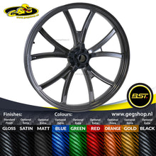 BST Torque TEK 3.5x17" carbon voorvelg voor Harley Davidson XL883 Sportster 883 (2008)