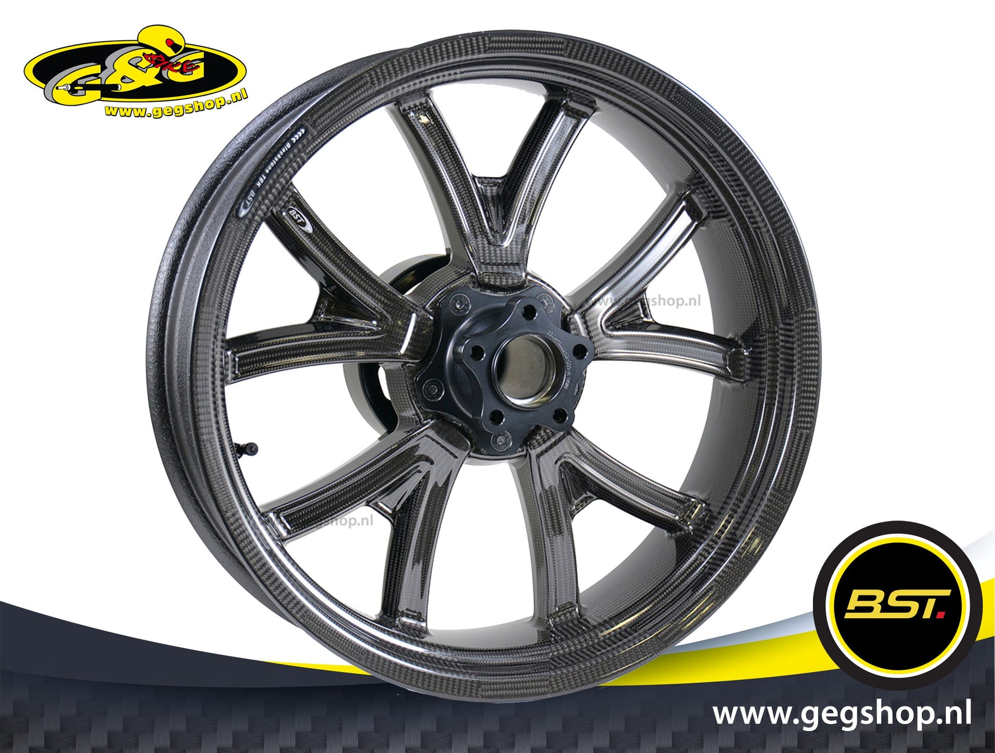 BST Torque TEK 4.5x17'' carbon achtervelg voor Harley Davidson VRSCAW V-Rod (2008-2010)