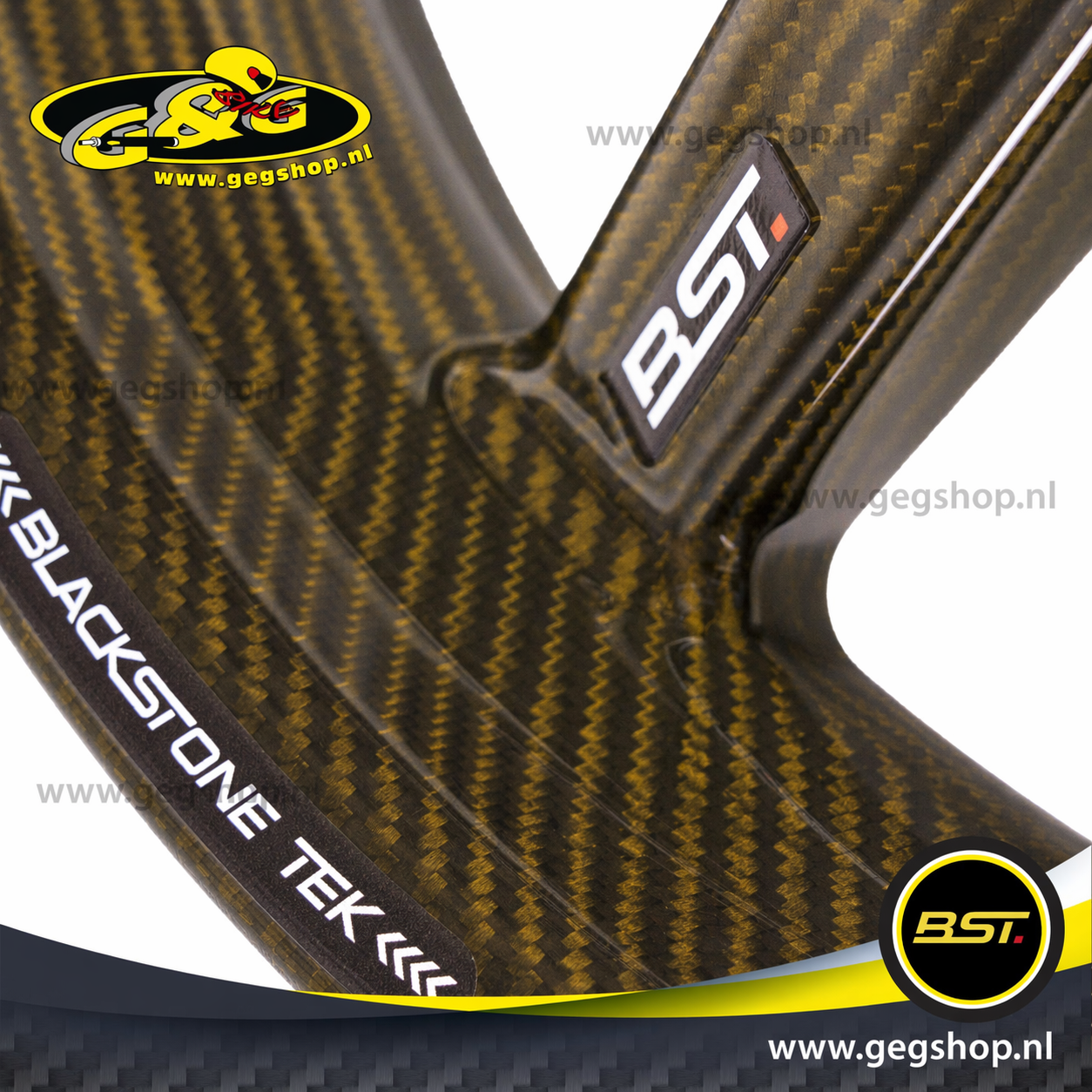 BST Twin TEK 6x17'' carbon achtervelg voor Harley Davidson FLHR Road King (2014)