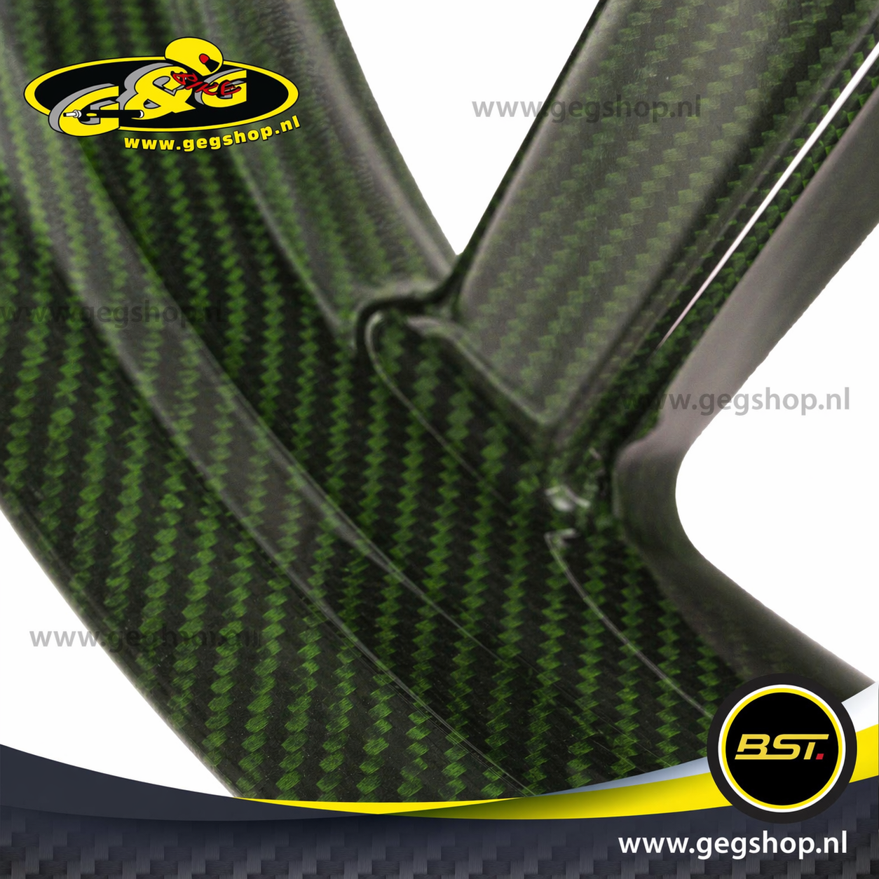 BST Twin TEK 3.5x17" carbon voorvelg voor Harley Davidson FLSTN Softail Deluxe (2007-2017)