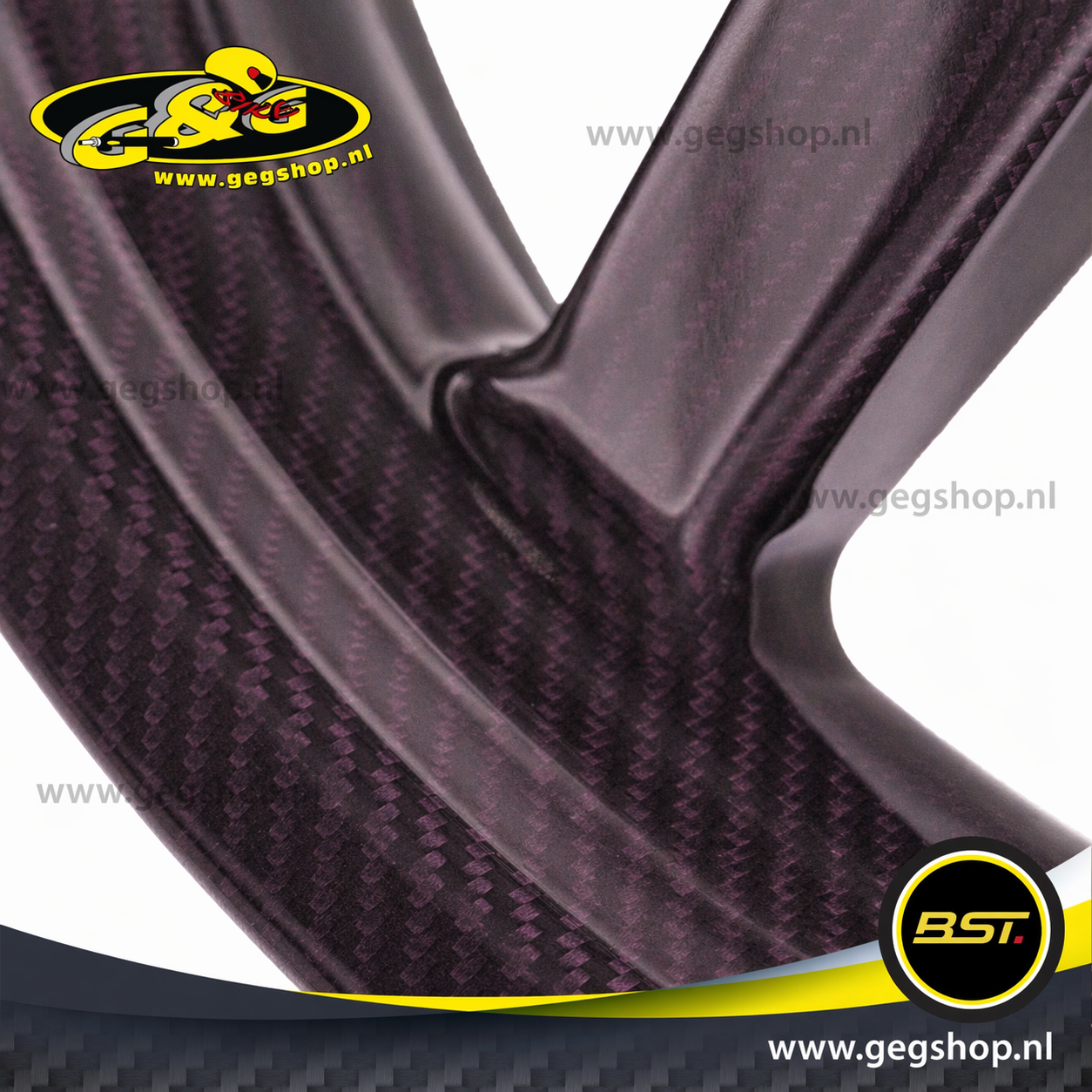BST Twin TEK 3.5x17" carbon voorvelg voor Harley Davidson FLHTCU Electra Glide Ultra Classic (2009-2019)