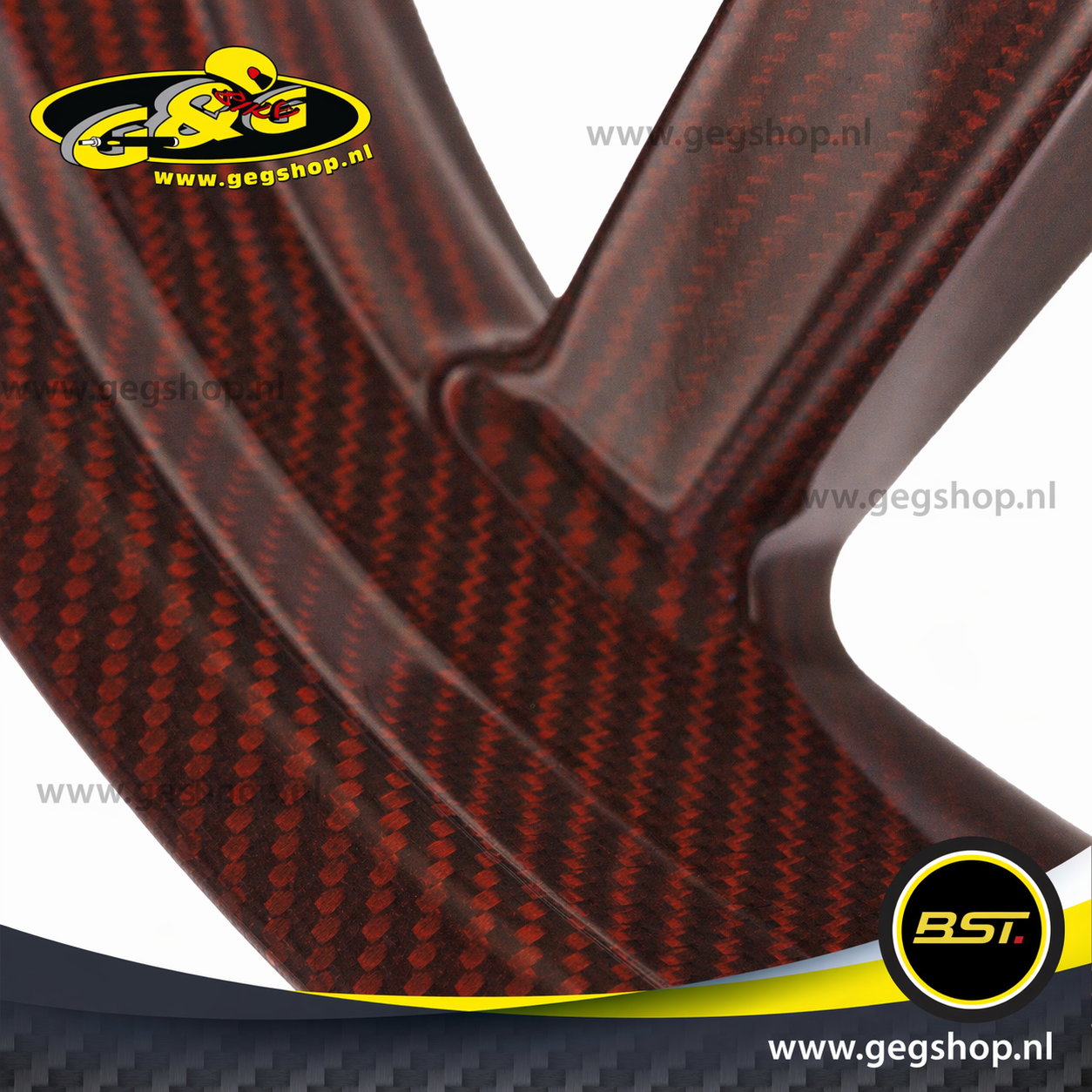 BST Twin TEK 6x17'' carbon achtervelg voor Harley Davidson FXDRS FXDR (2019-2020)
