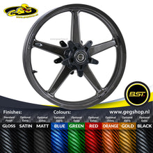 BST Twin TEK 3.5x17" carbon voorvelg voor Harley Davidson XL1200R Sportster 1200 Roadster (2008)