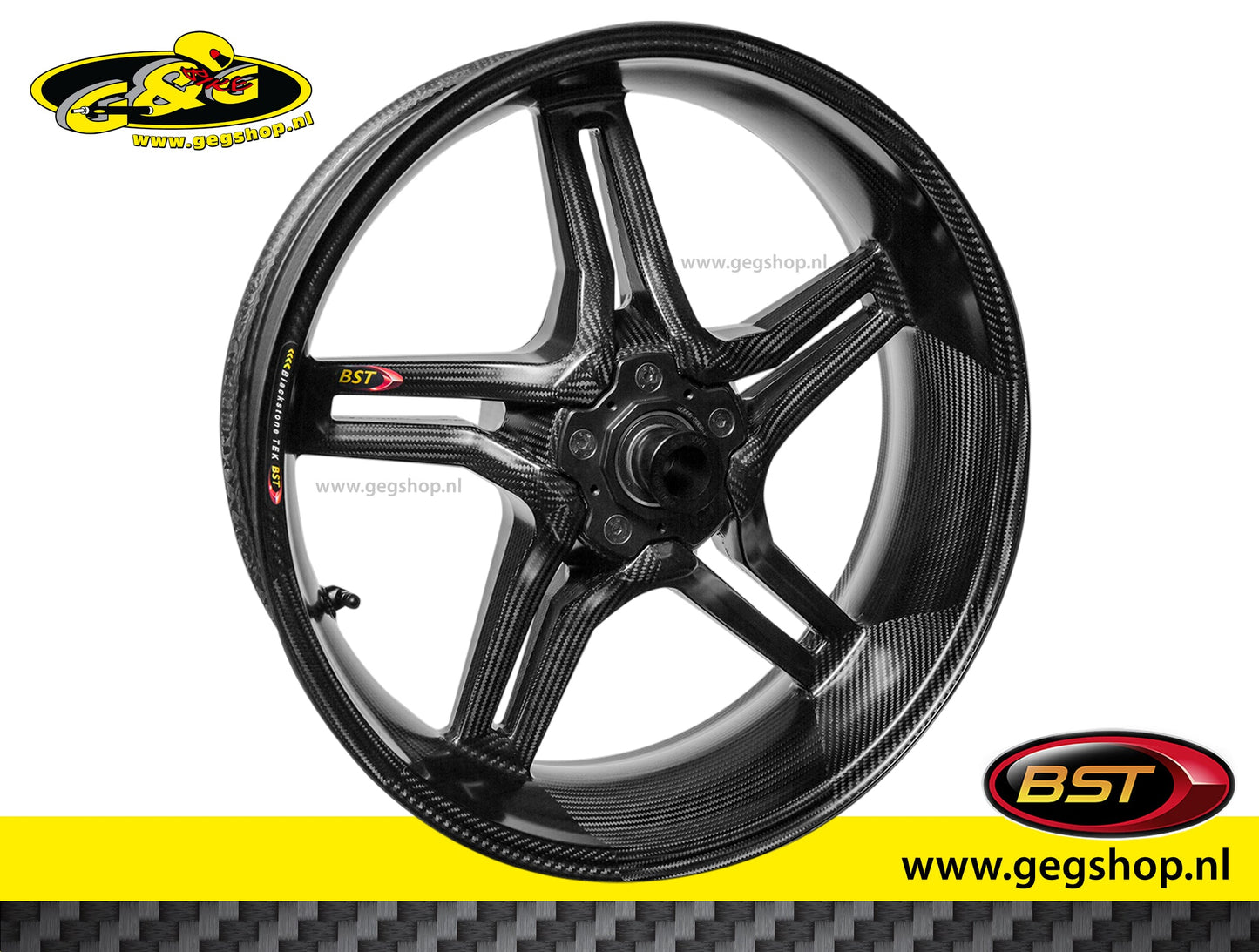 BST RAPID Tek AchterVelg Carbon 6.0 x 17 "Streetfighter V4 (2025+)