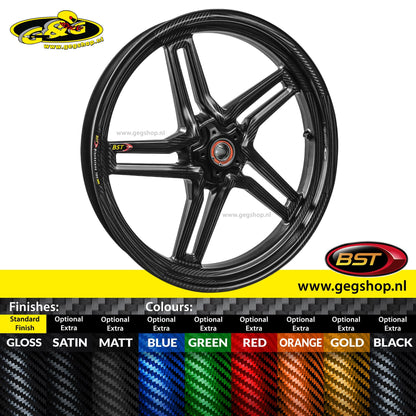 BST Rapid TEK voorvelg carbon 3,5 x 17" Ducati Multistrada V4 Rally (2022-2024)