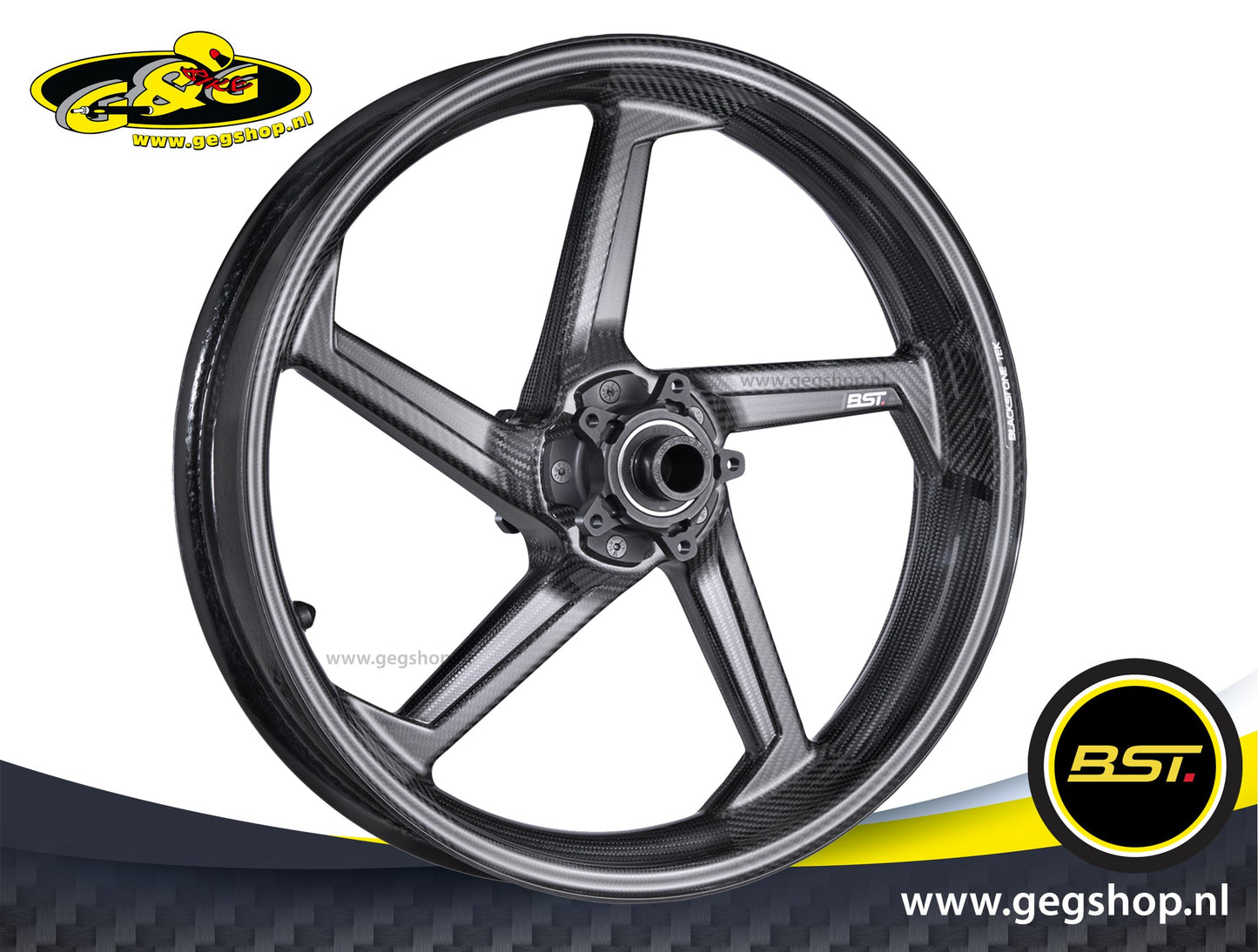 BST Carbon Voorvelg Rapid Tek 3,5 x 17" Ducati 848EVO
