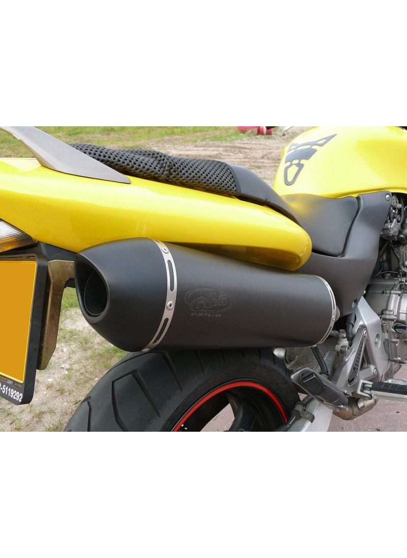 G&G Big Oval Exhaust Honda Hornet 600 2002