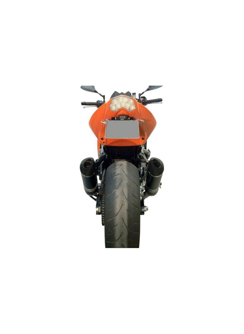 G&G Big Oval Double Exhaust Set Z1000 2007-2009