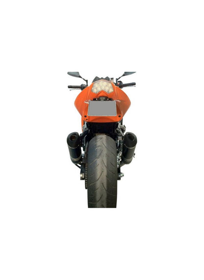 G&G Big Oval Double Exhaust Set Z1000 2007-2009