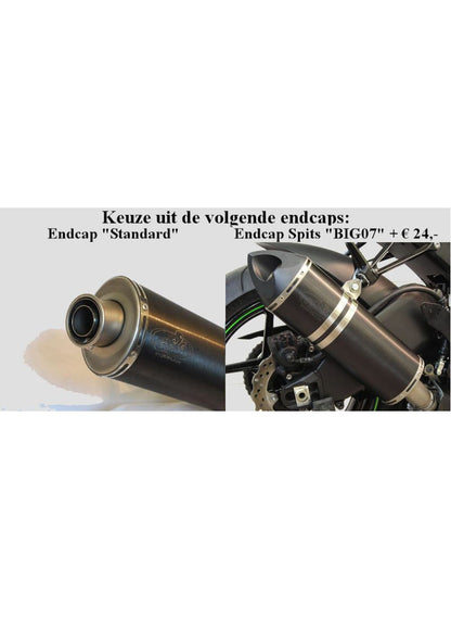 G&G Big Oval Slip-On Echous Kawasaki ZX6R Ninja 2005-2006