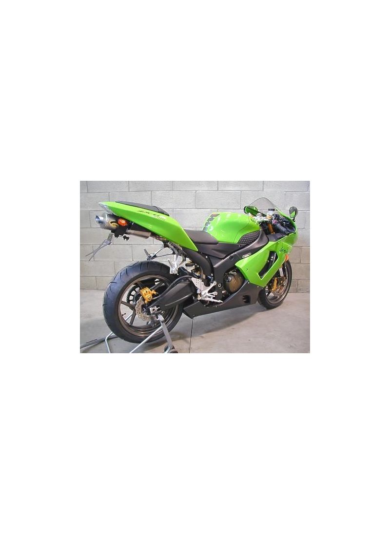 G&G Big Oval Slip-On Echous Kawasaki ZX6R Ninja 2005-2006