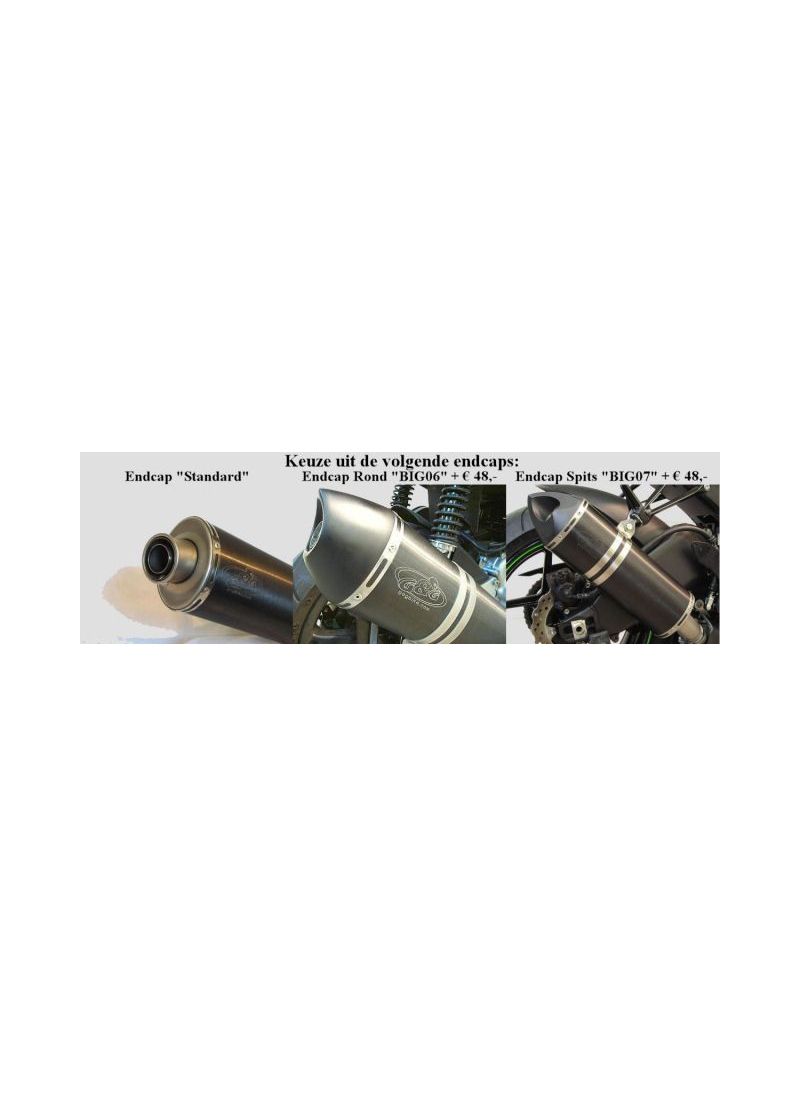 G & G Big Oval Auspuffersatz Honda VTR1000 SP-2 SP2 SP2
