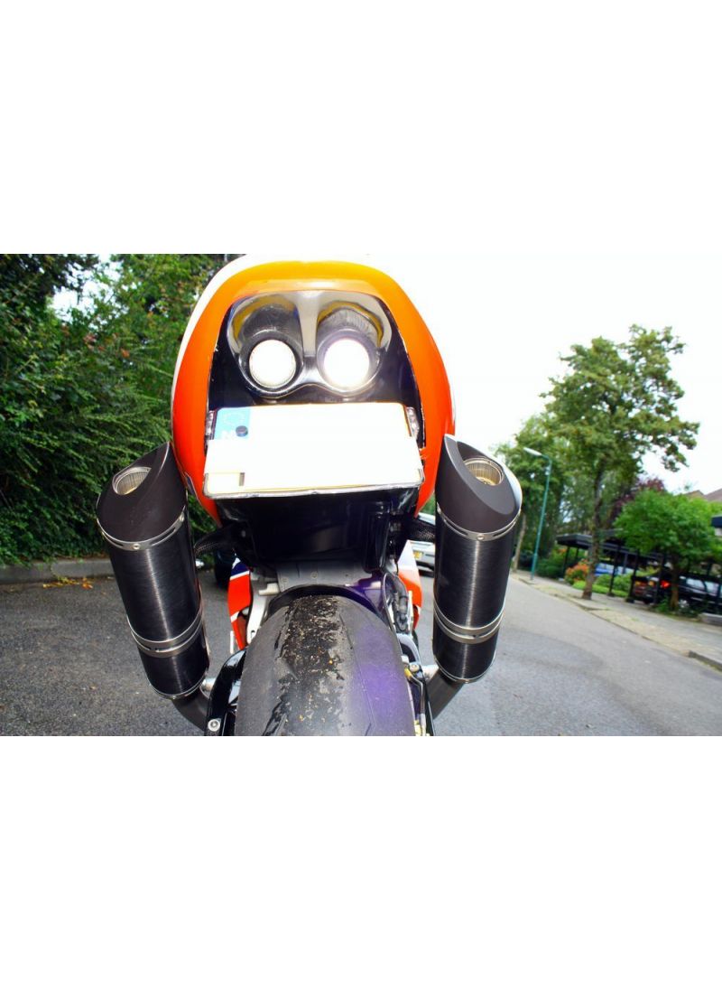 G & G Big Oval Auspuffersatz Honda VTR1000 SP-2 SP2 SP2