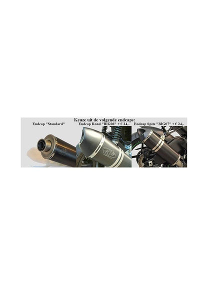 G&G Oval Exhaust CBR600F 2001-2006 With Lambda