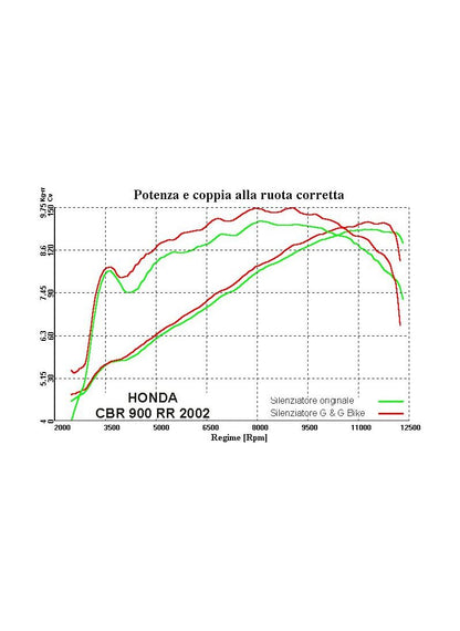 G & G Auspuff Honda CBR900RR 929 2000-2001