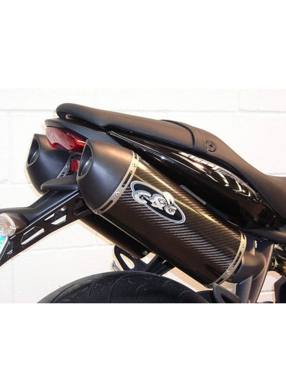 G & G Auspuff Set Triumph Street Triple (R) 675