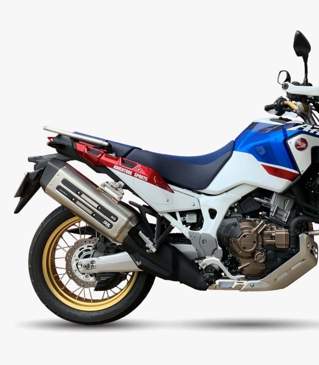 Outletdeal: IXIL MXT Steel slip-on uitlaat – Honda CRF1000L Africa Twin (2016–2019)