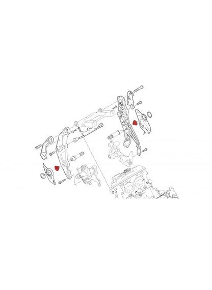 Achterbrug boutenset Ducati Diavel V4 RS (2025+)