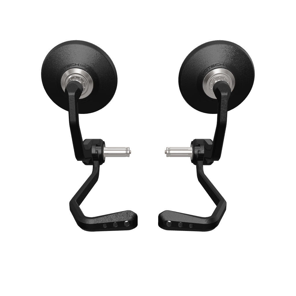 Bar End Spiegels (Retro) incl. Rem- en Koppelingshendel Beschermer Set Evotech - Ducati Streetfighter V4 SP2 (2023 - 2024)