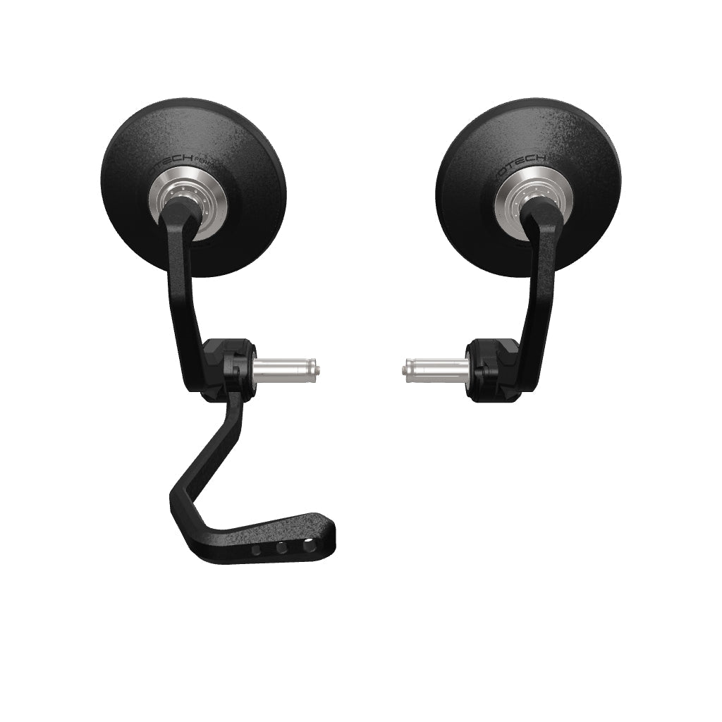 Bar End Spiegels (Retro) incl. Remhendel Beschermer Set Evotech - Ducati Streetfighter V4 (2020 - 2024)