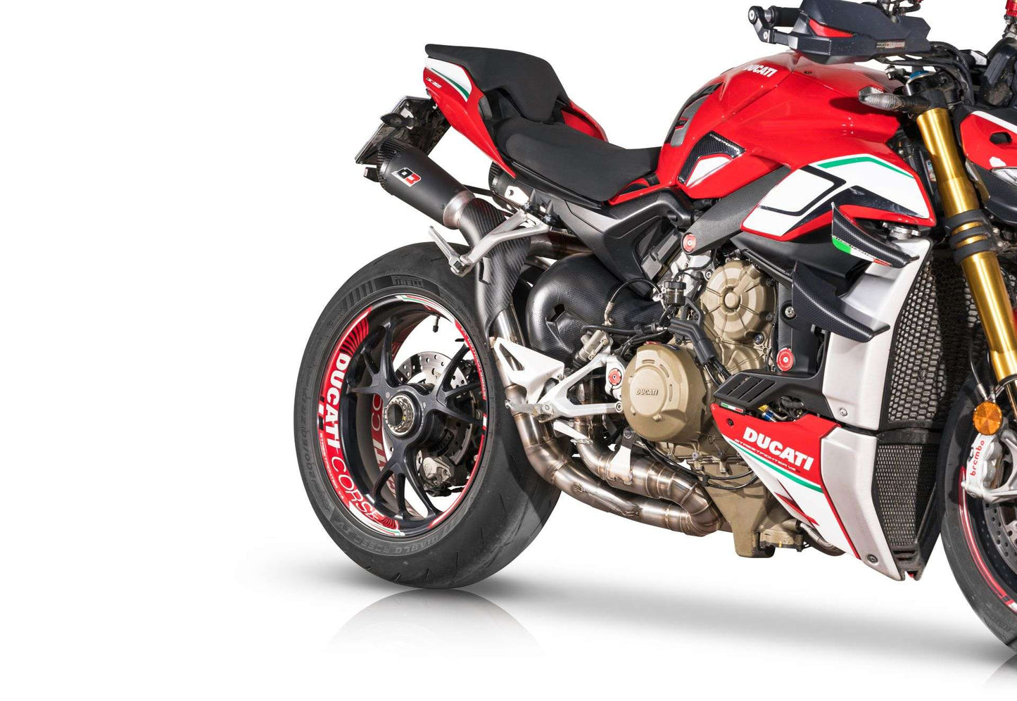 QD Exhaust semi-compleet uitlaatsysteem Ducati Streetfighter V4 (2020–2024) Euro 5