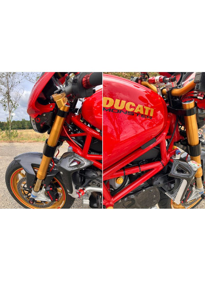 Riser set Monster 620 800 1000 S2R S4R for fatbar handlebar