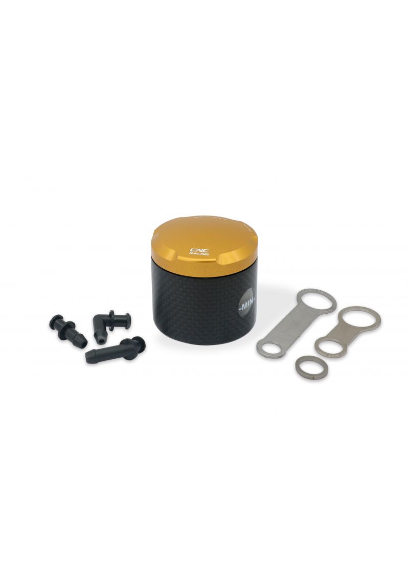 Carbon remvloeistof reservoir 25ml met aluminium deksel BMW F450GS Trophy (2026+)