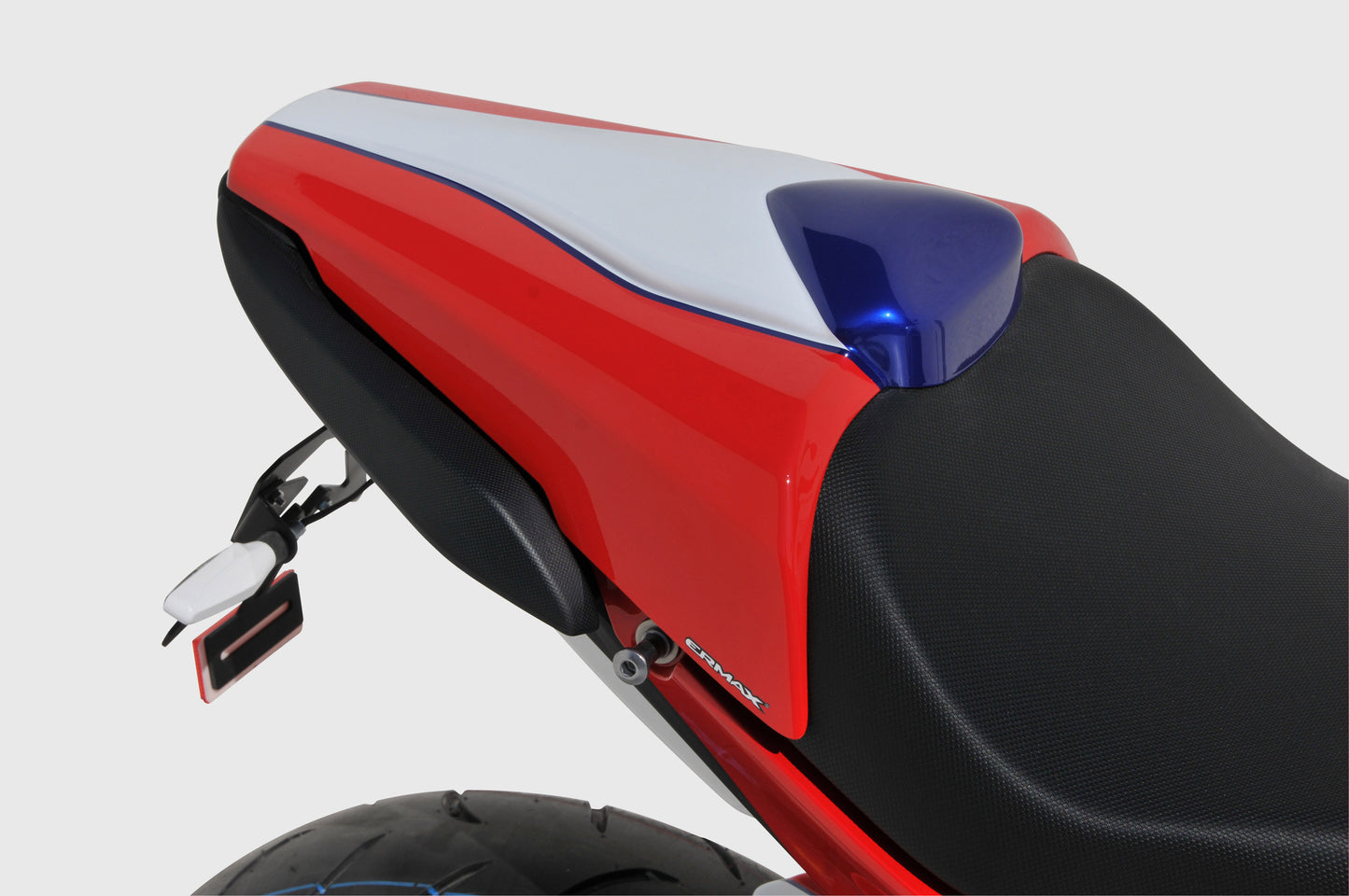 Ermax duoseat seatcover (monozit) Honda CB650F 2014 2015 2016 HRC Tricolore Blue-Red-White right