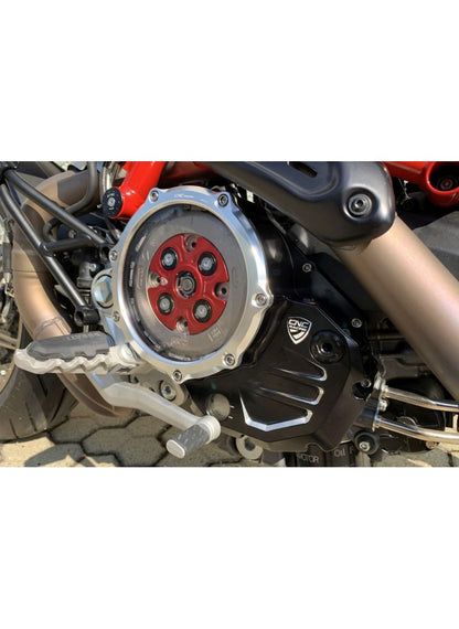 Carbon remhendel beschermer Pramac Racing Edition - CNC Racing Ducati Hypermotard 950 (2019-2025)